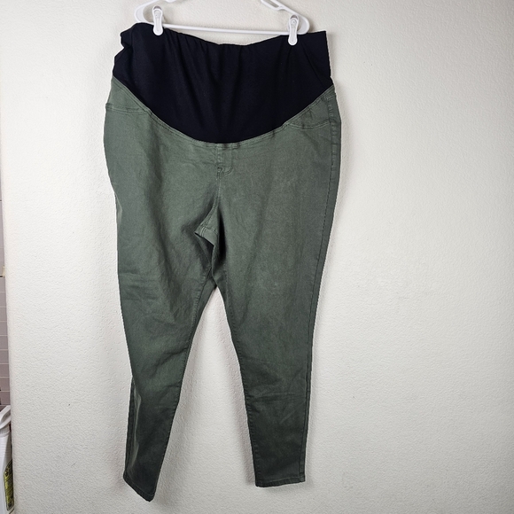 Maurice's Maternity Olive Green Pants - Picture 2 of 12